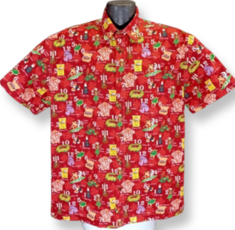 12 Days of Christmas Hawaiian shirt